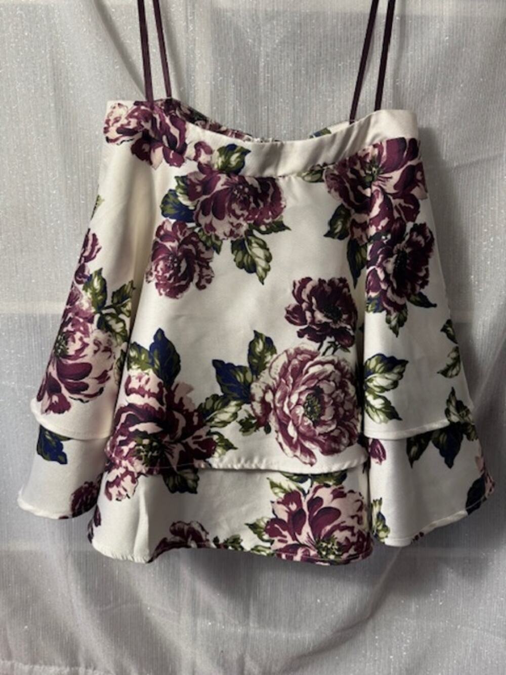 FUN FLORAL SKIRT BY CITY STUDIO SIZE 7